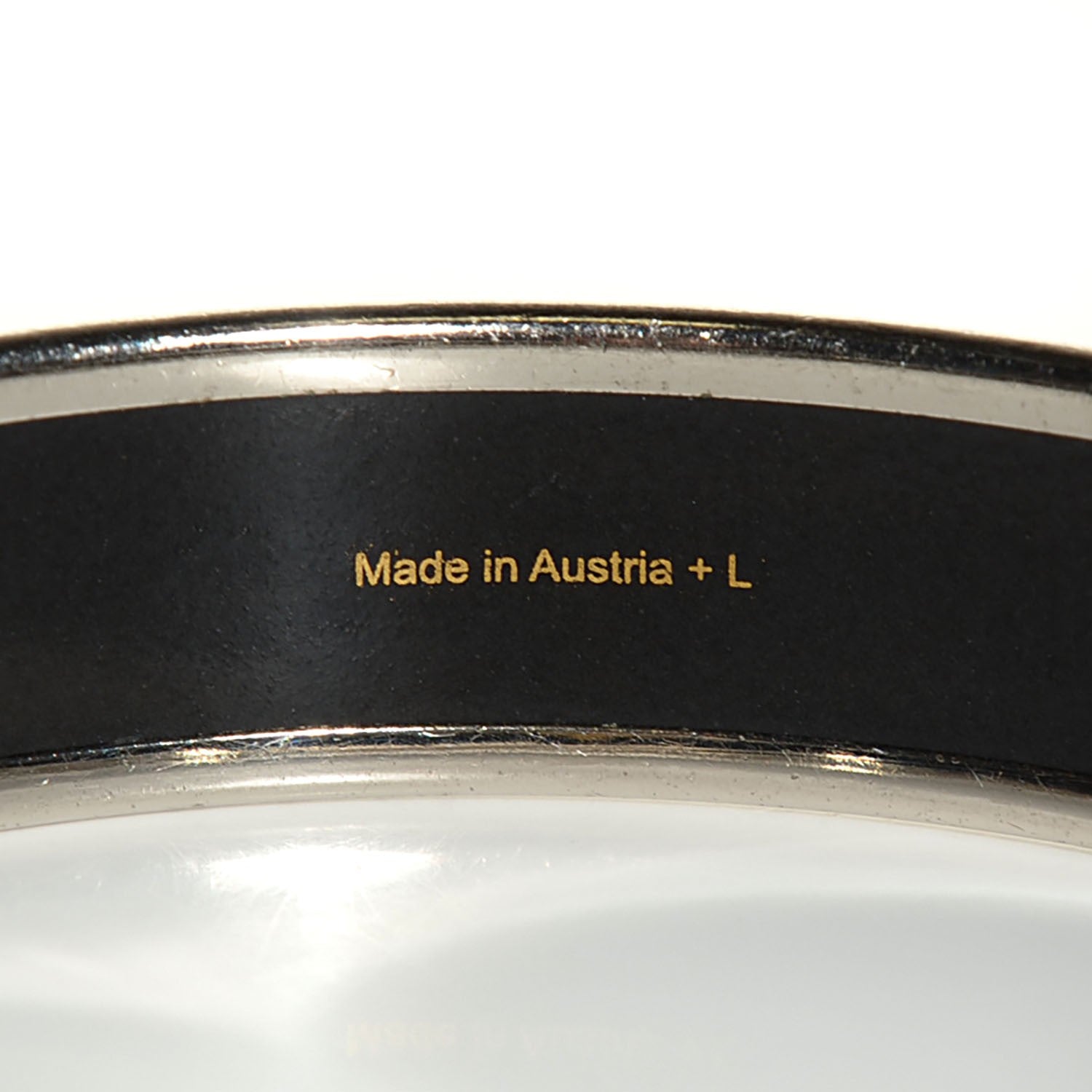 Hermes Enamel Printed Caleche Medium Bracelet 70 Red 8 of 8