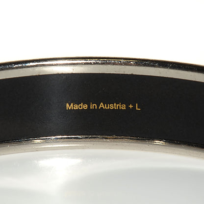 Hermes Enamel Printed Caleche Medium Bracelet 70 Red 8 of 8