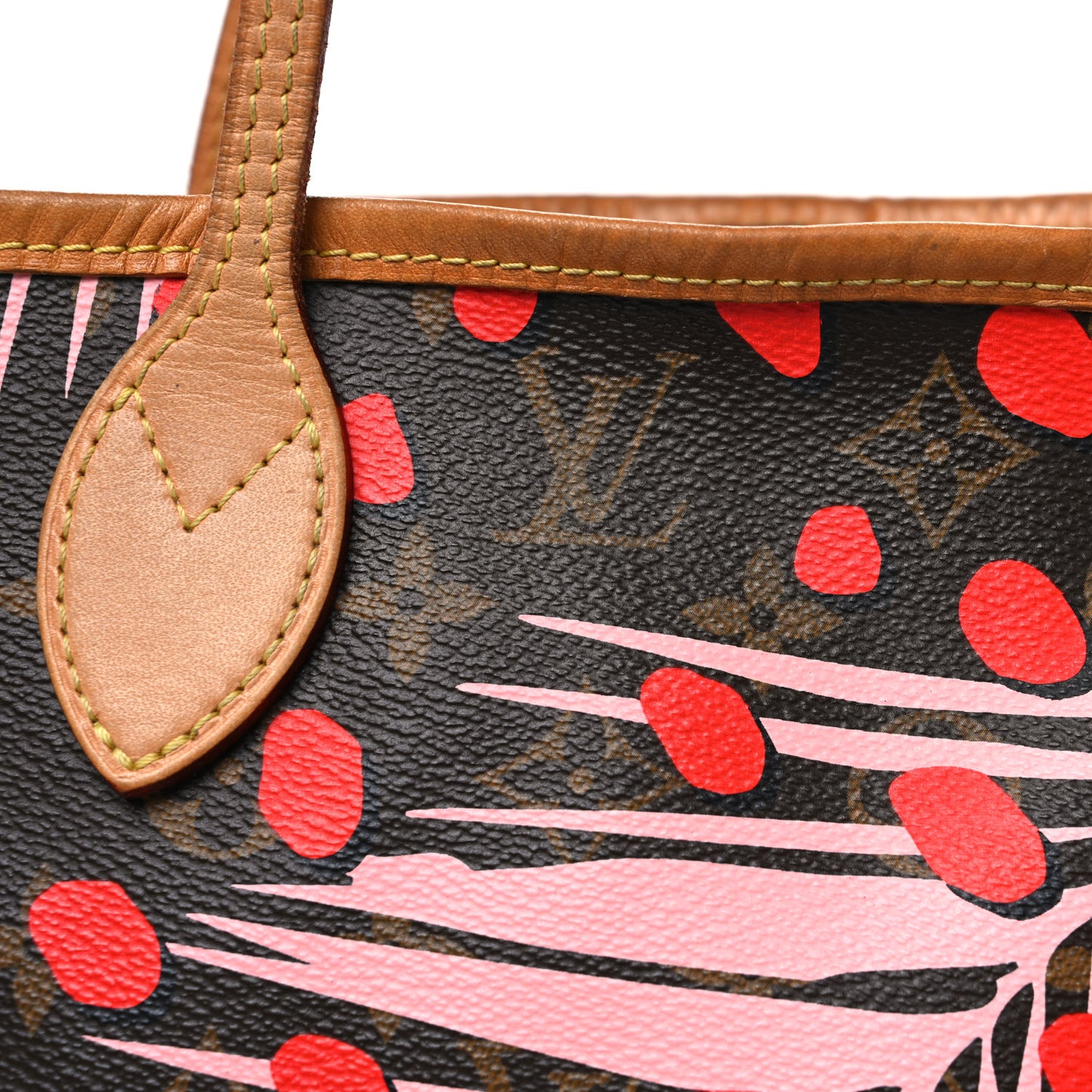 Monogram Jungle Dots Neo Neverfull MM Sugar Pink Poppy