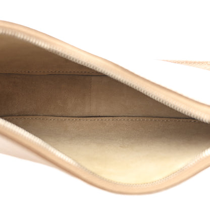 The Row Smooth Calfskin Half Moon Shoulder Bag Chestnut 5 of 9