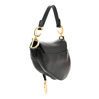 Christian Dior Calfskin Mini Saddle Bag Black 3 of 8