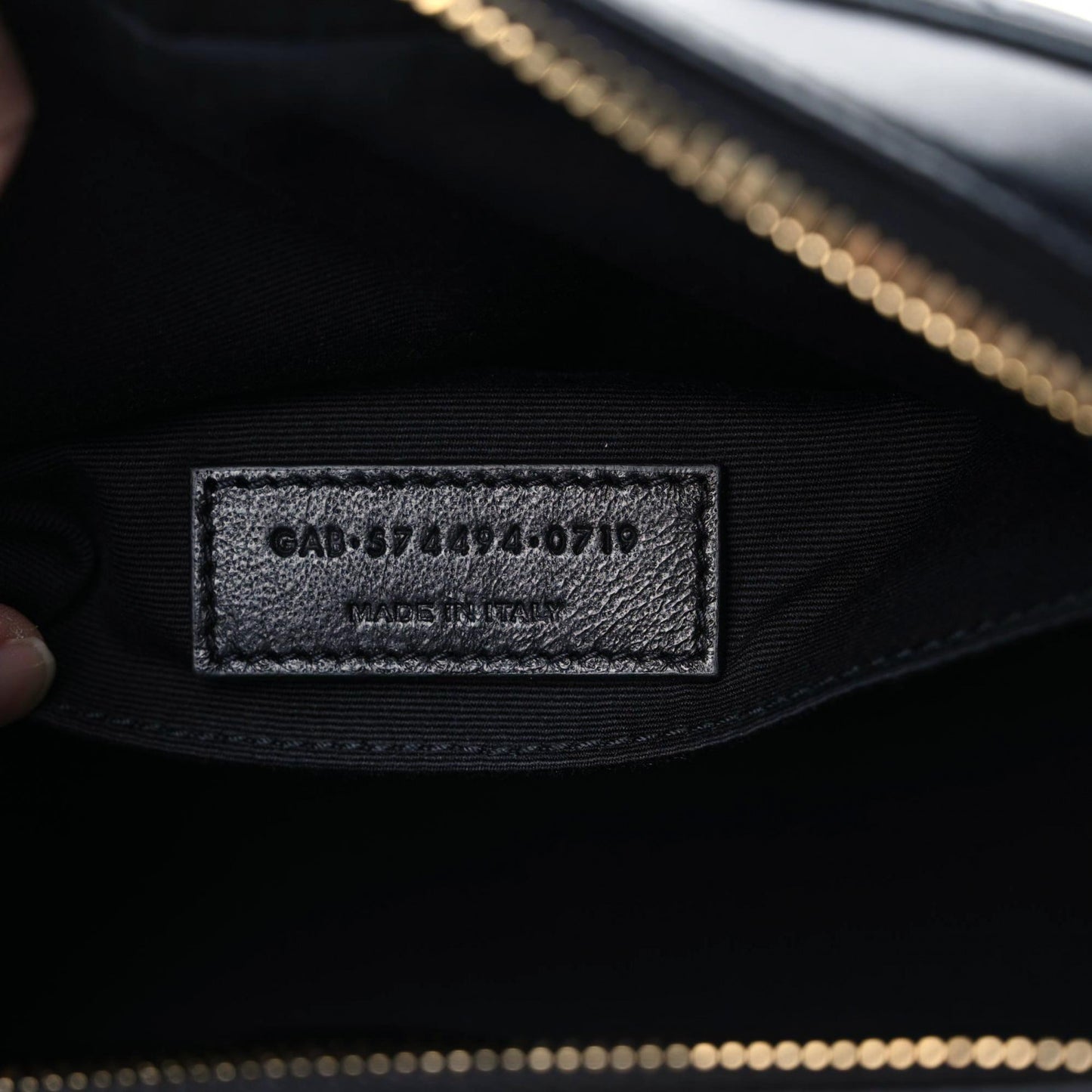 Calfskin Matelasse Monogram Lou Camera Bag Black