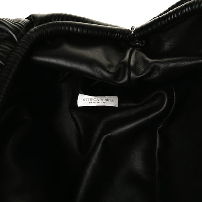 Bottega Veneta Bark Calfskin Embossed The Pouch Oversized Clutch Black 7 of 12