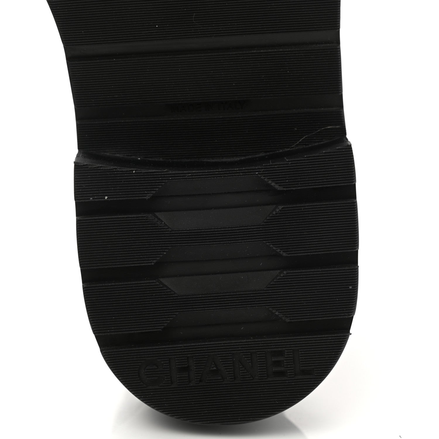 Chanel Shiny Calfskin Quilted Lace Up Combat Boots 38 Black 6 of 8