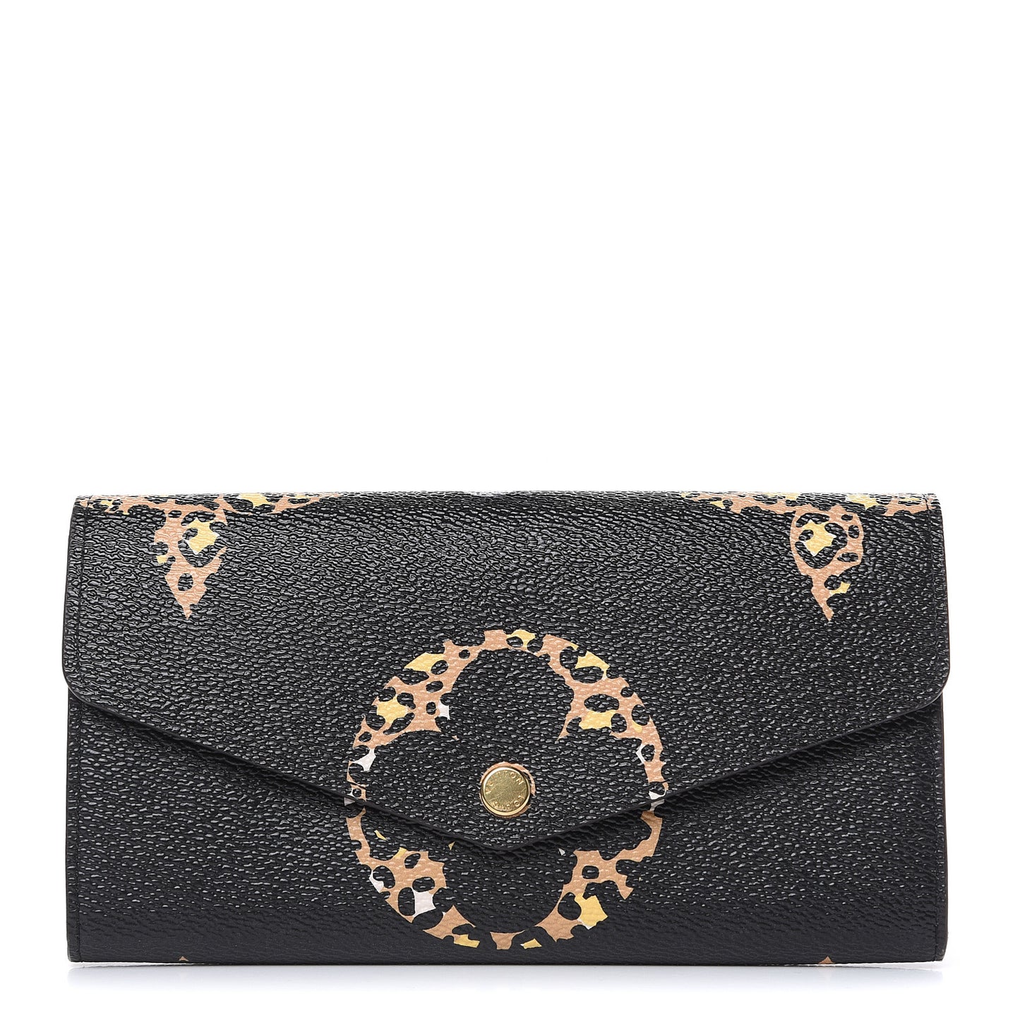 Monogram Giant Jungle Sarah Wallet Black