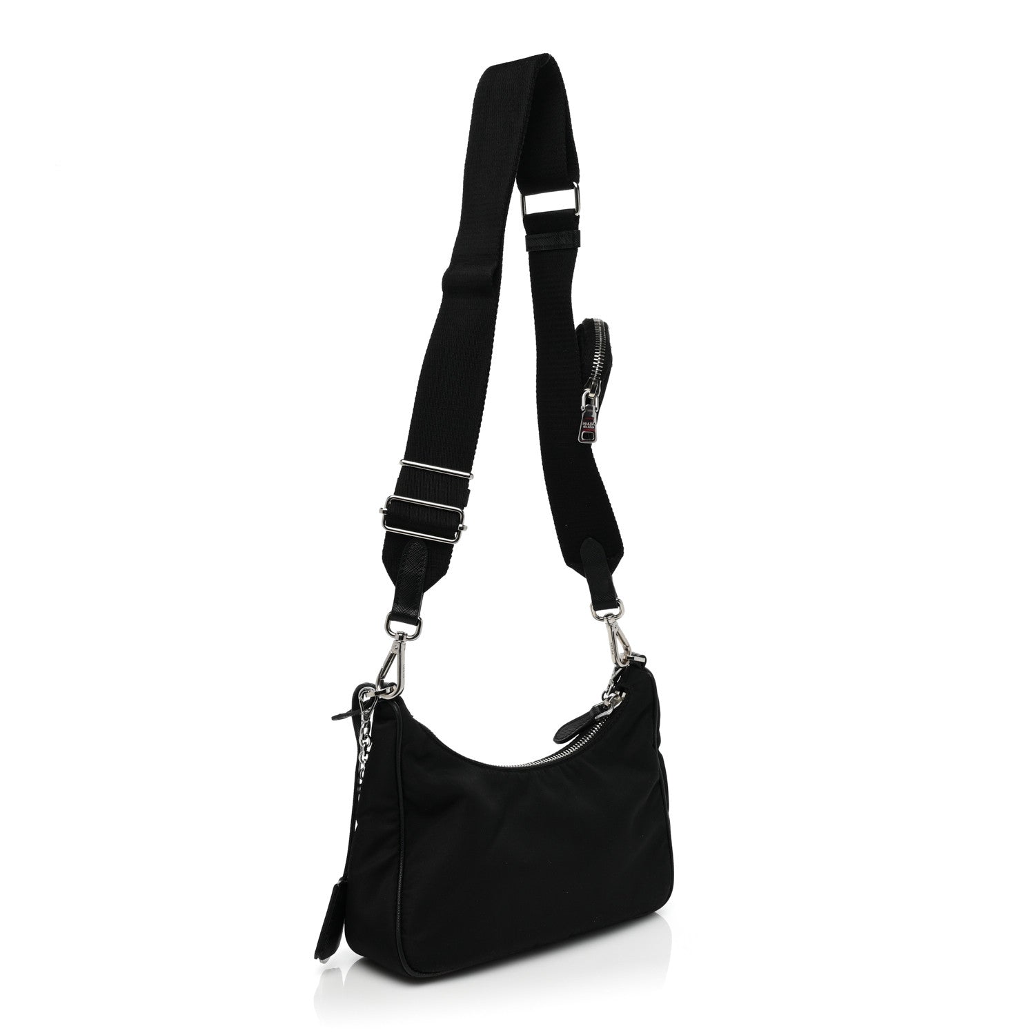 Prada Nylon Re-Edition 2005 Shoulder Bag Black 3 of 12