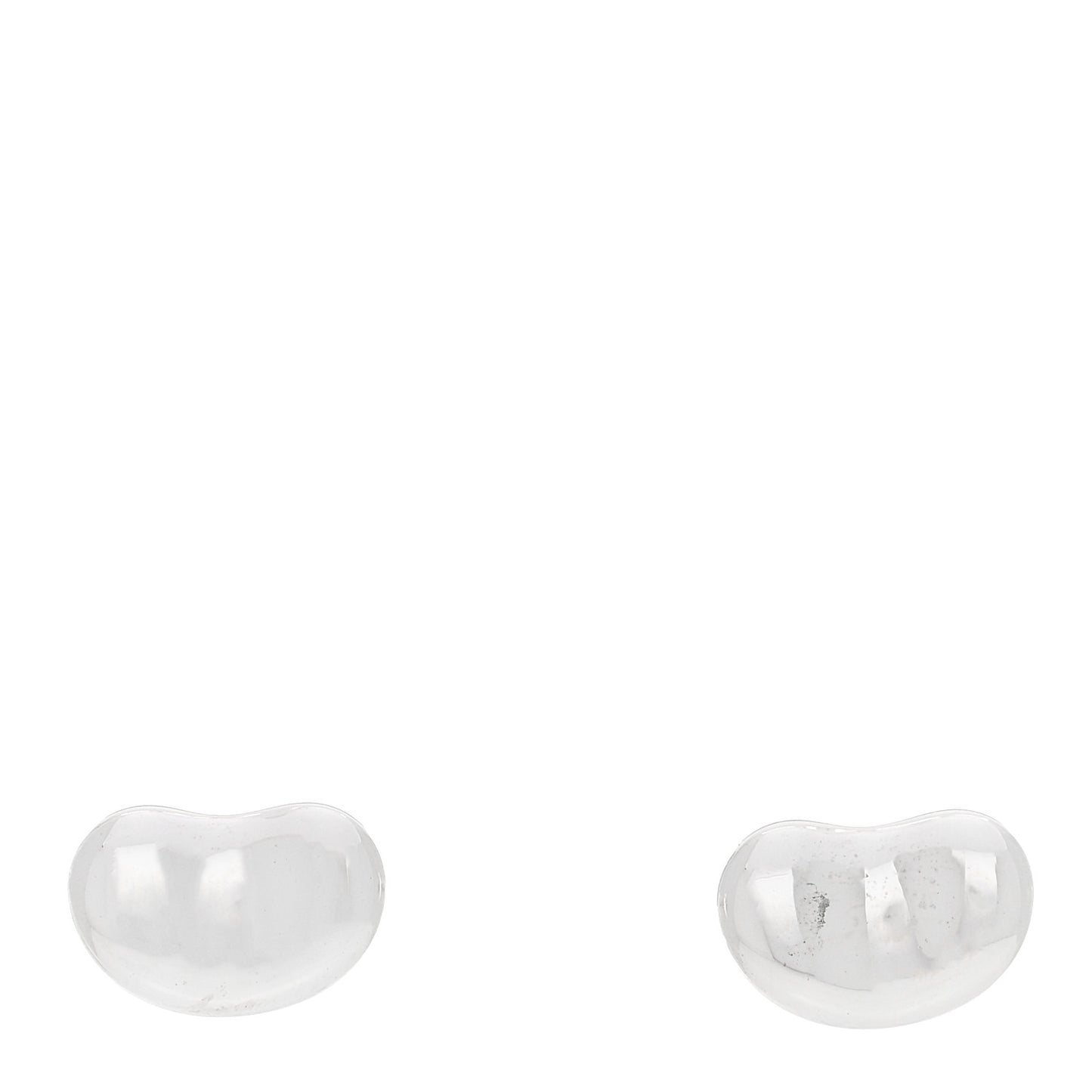 Sterling Silver 9mm Elsa Peretti Bean Earrings