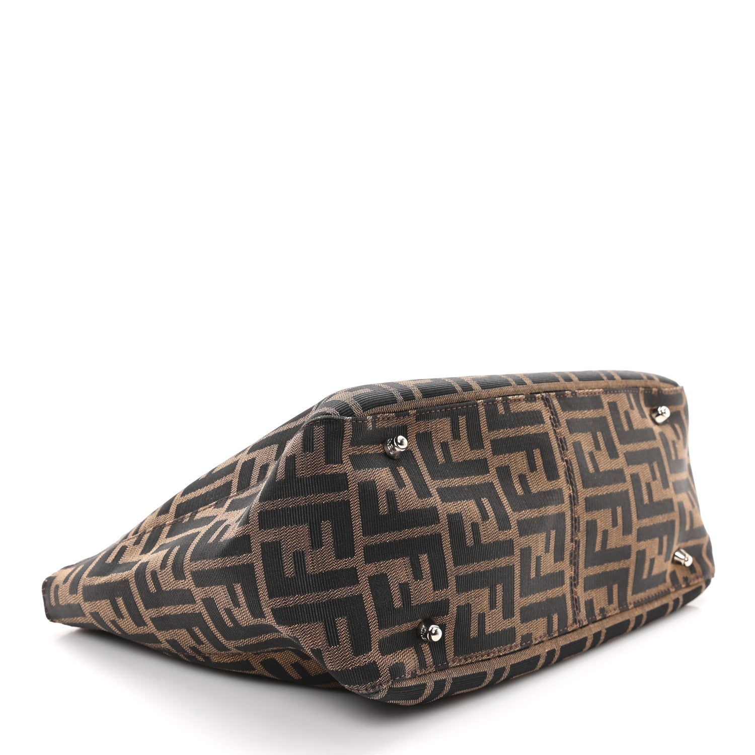 Fendi Zucca Small Holdall Tote Tobacco 4 of 12