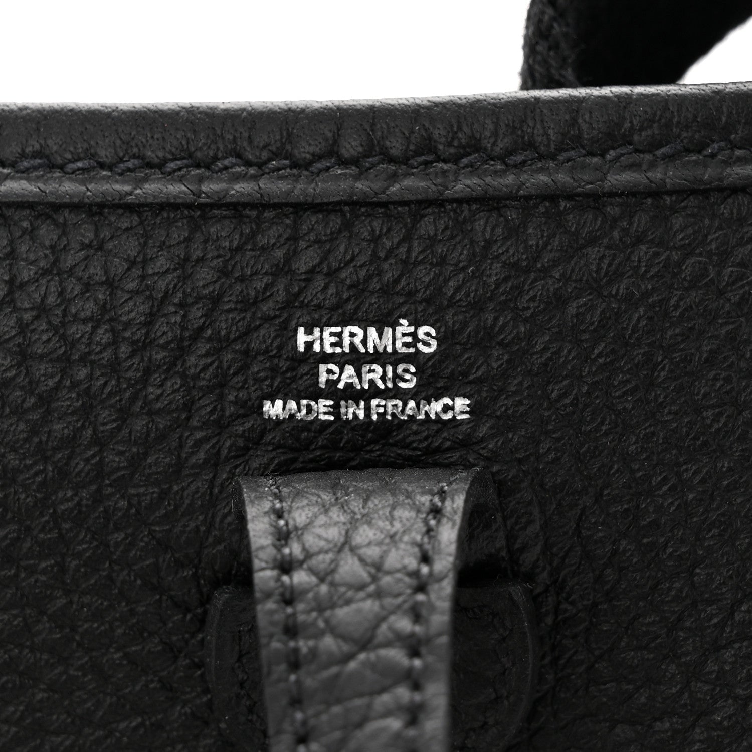 Hermes Taurillon Clemence Evelyne TPM Black 6 of 11