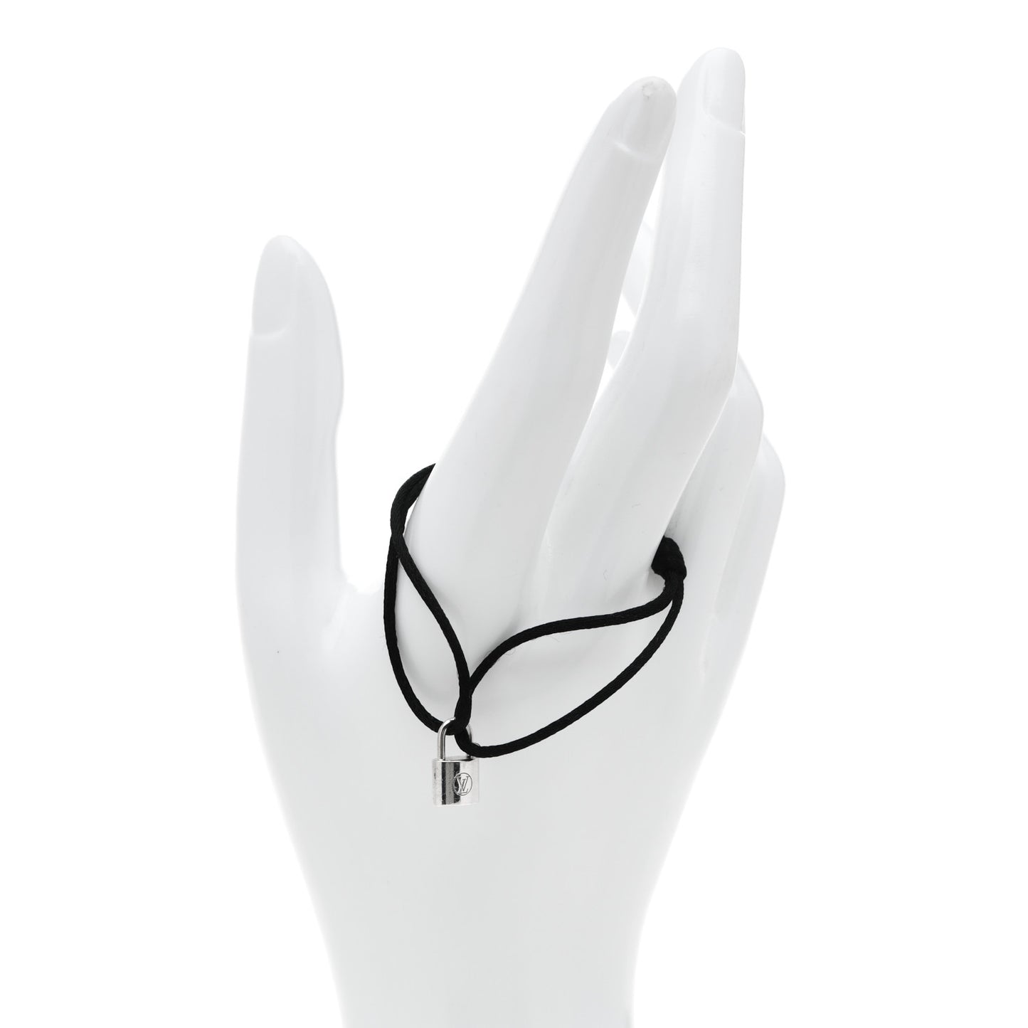 X UNICEF Sterling Silver Lockit Bracelet Black