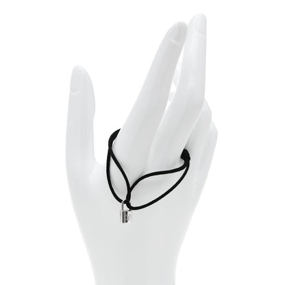 Louis Vuitton X UNICEF Sterling Silver Lockit Bracelet Black 2 of 6