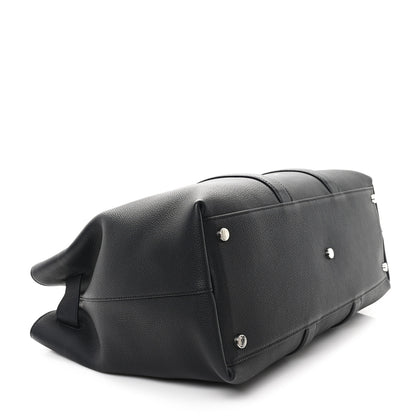 Louis Vuitton Millesime Calfskin Georges Tote GM Black 5 of 10