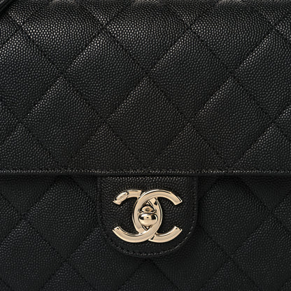 Chanel Caviar Quilted Large Like A Wallet Flap Black 9 of 11