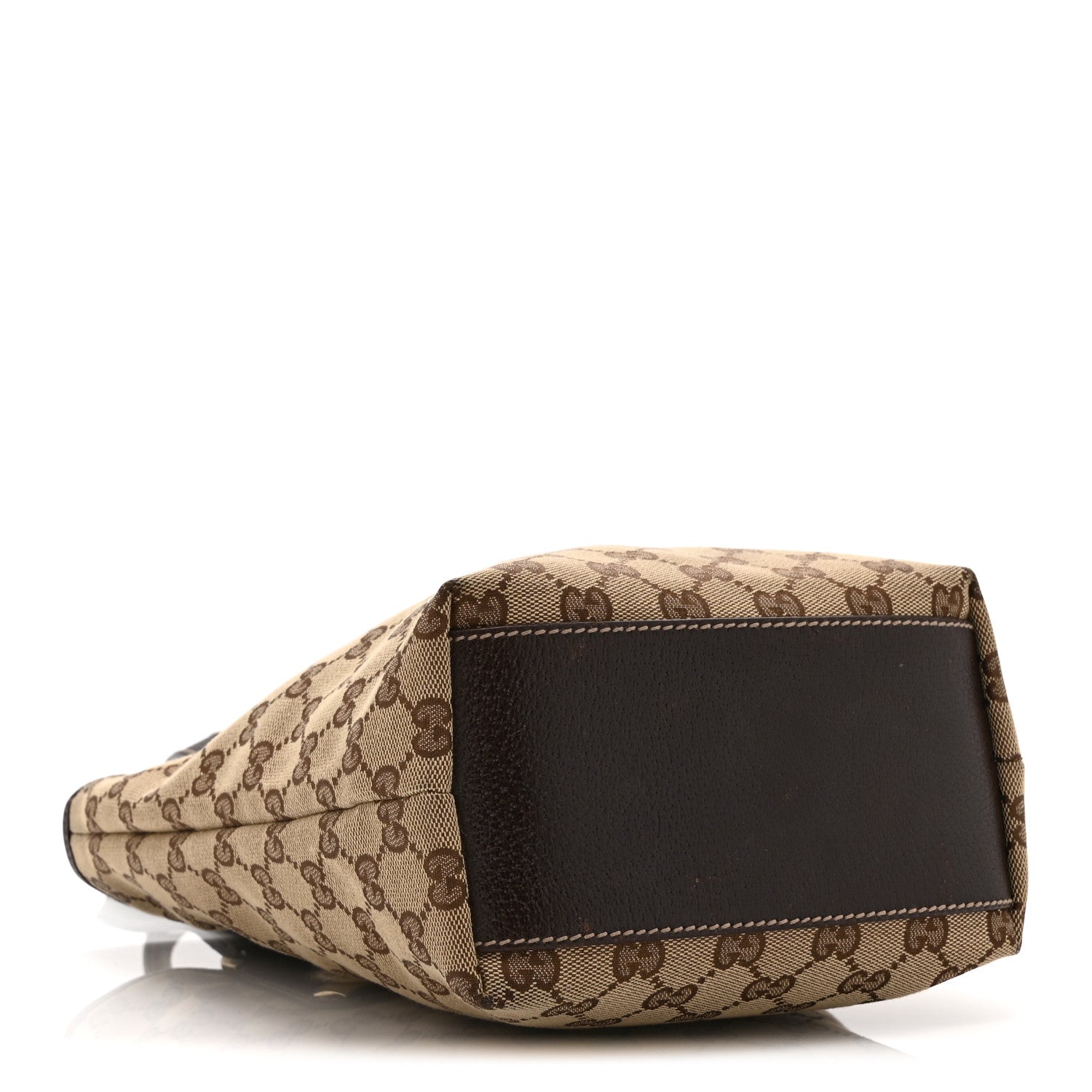 Gucci Monogram Small Charmy Tote Dark Brown 4 of 10