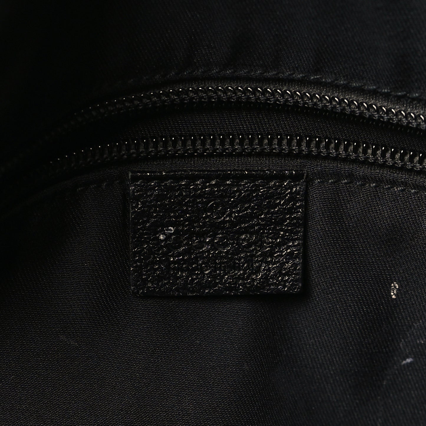 GG Monogram Large Web Handle Bucket Tote Black
