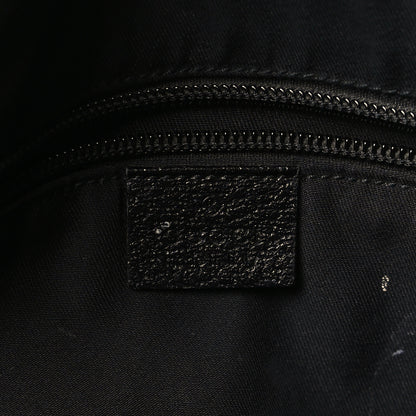 Gucci GG Monogram Large Web Handle Bucket Tote Black 6 of 10