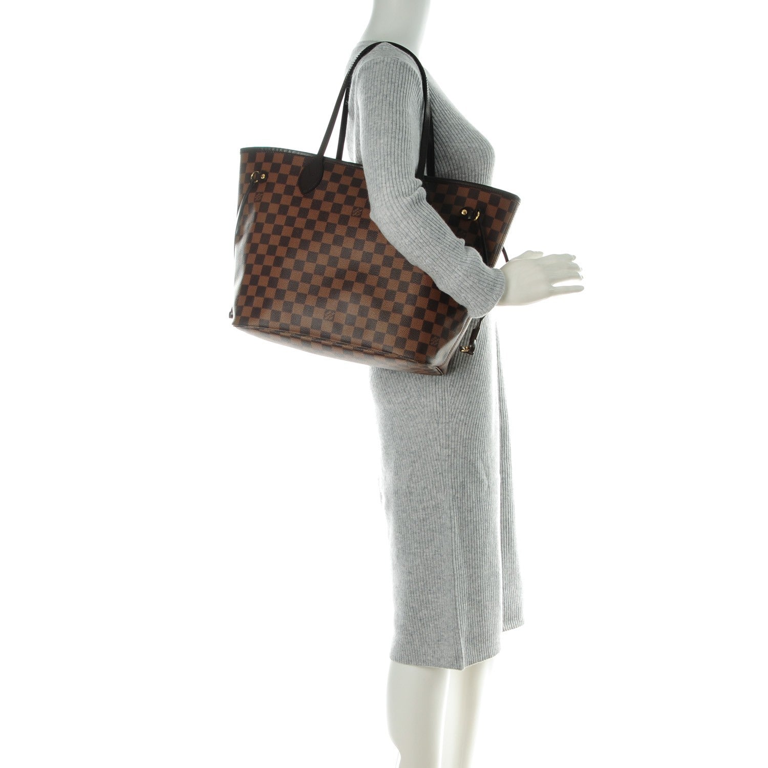 Louis Vuitton Damier Ebene Neverfull MM 2 of 8