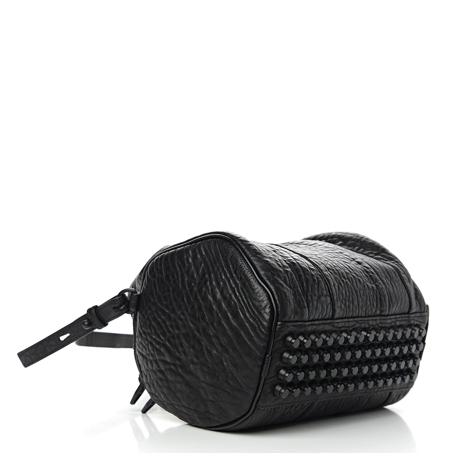 Alexander Wang Pebbled Lambskin Rockie Black Matte Black Hardware 3 of 8