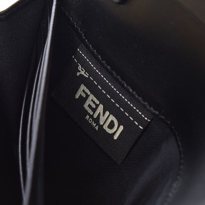 Fendi Vitello Liberty Studded Continental Wallet On Chain Black Multicolor 6 of 12