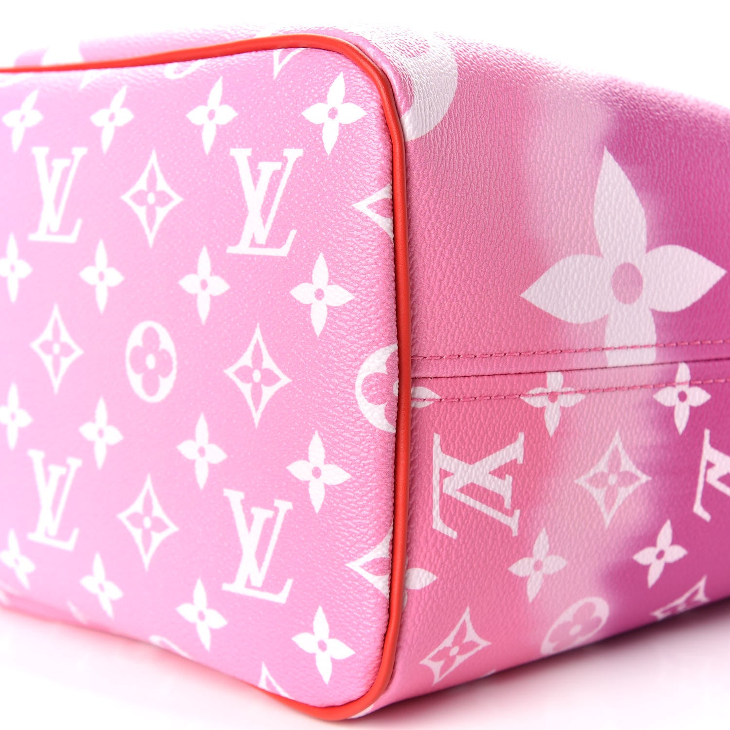 Louis Vuitton Monogram Escale Neverfull MM Rouge 6 of 9