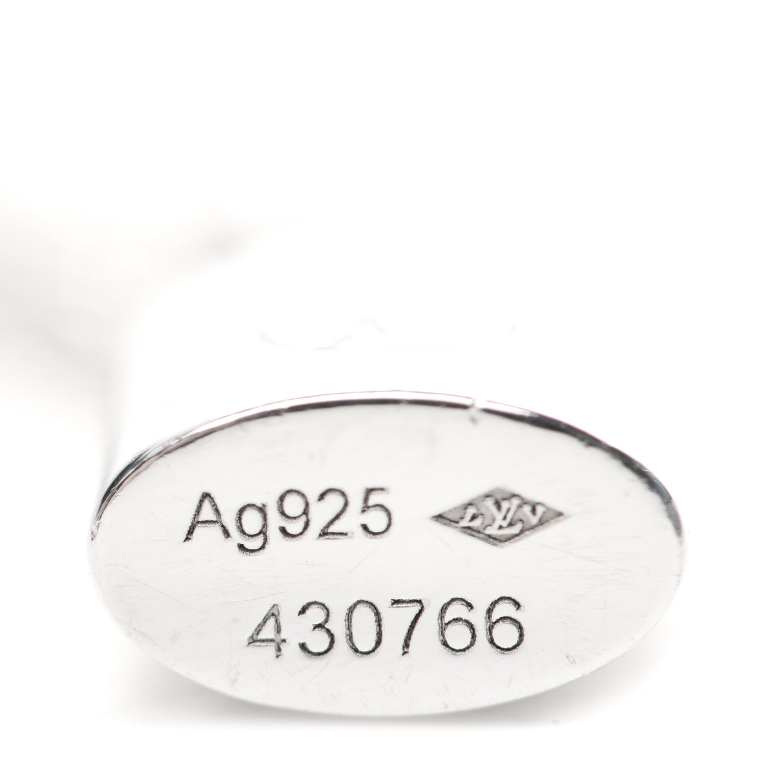 Louis Vuitton Sterling Silver Lockit Bracelet 5 of 6