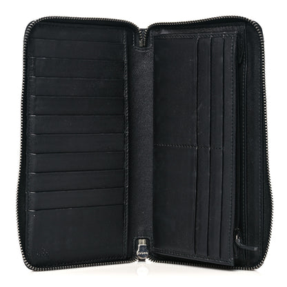Gucci Guccissima Signature Zip Around Organizer Wallet Black 5 of 14