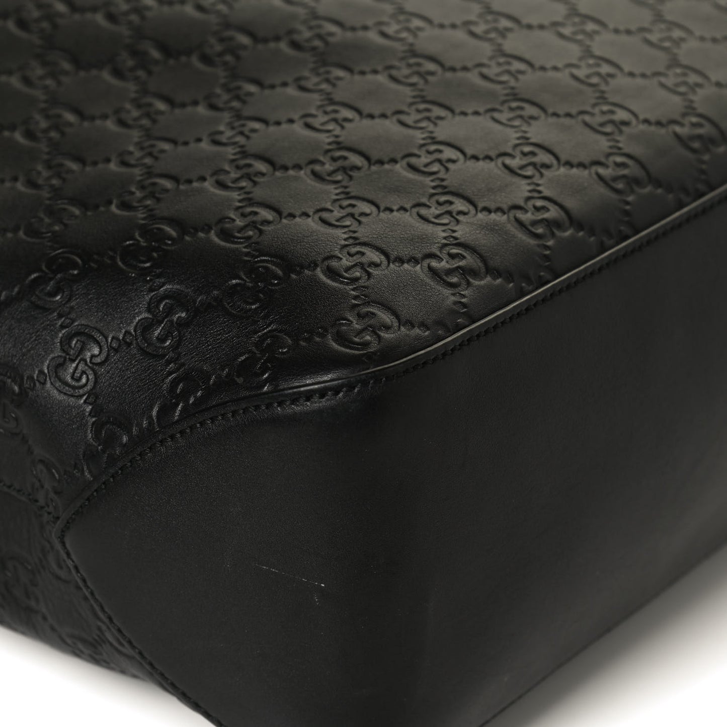 Guccissima Signature Large Linea A Hobo Black