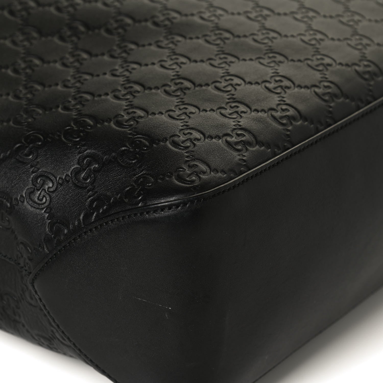 Gucci Guccissima Signature Large Linea A Hobo Black 12 of 14