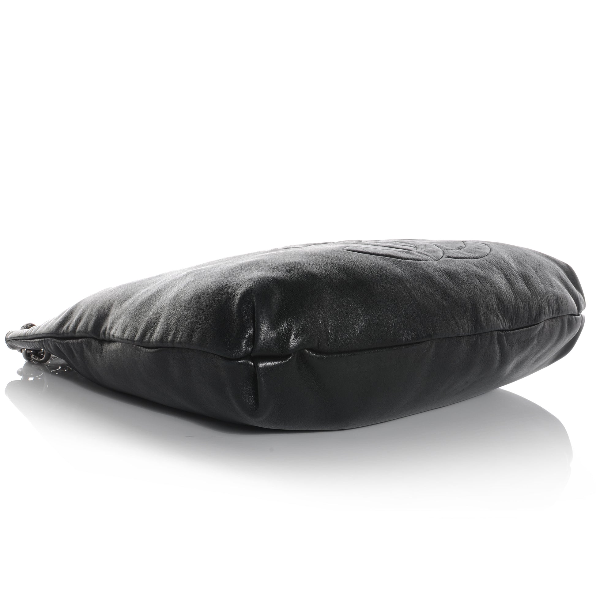 Chanel Lambskin Soft and Chain Large Hobo Black 4 of 7
