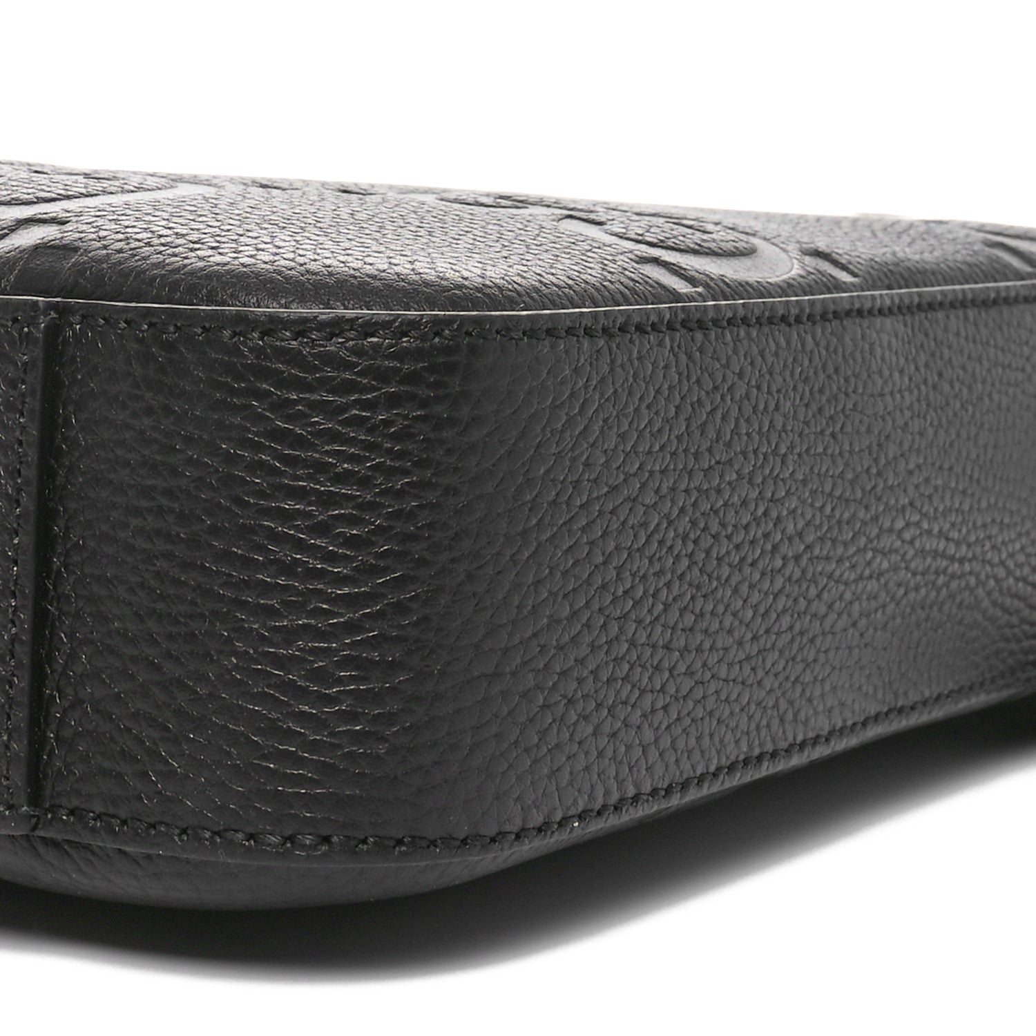 Gucci Piuma Calfskin Jumbo GG Embossed Briefcase Black 10 of 10