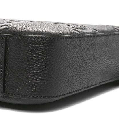 Gucci Piuma Calfskin Jumbo GG Embossed Briefcase Black 10 of 10