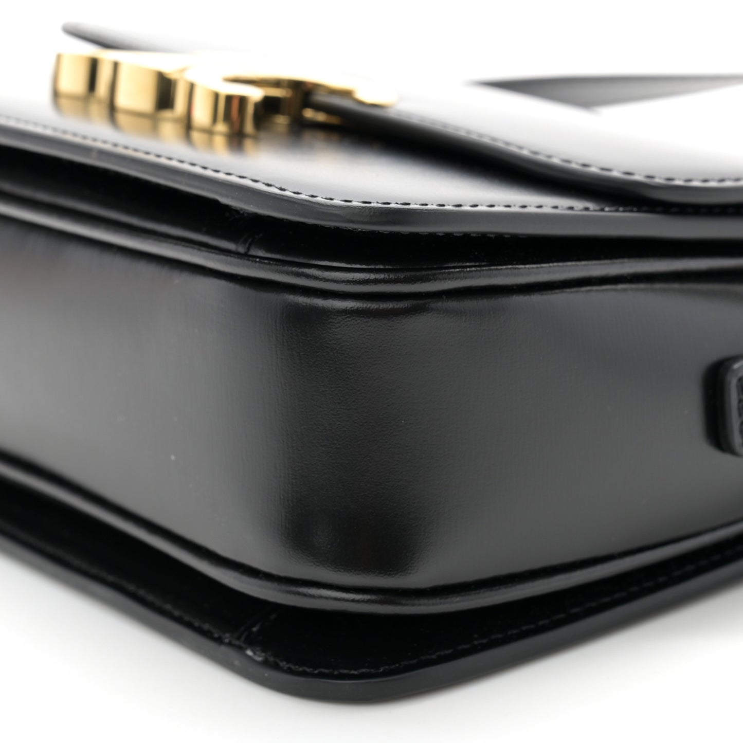 Shiny Calfskin Teen Triomphe Black