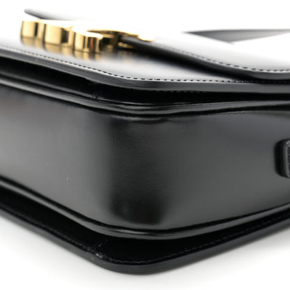 Celine Shiny Calfskin Teen Triomphe Black 10 of 10