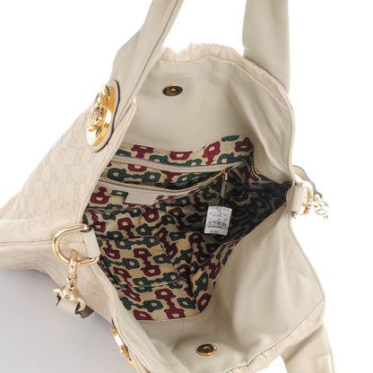 Gucci Guccissima Medium Hysteria Top Handle Bag Off White 5 of 7