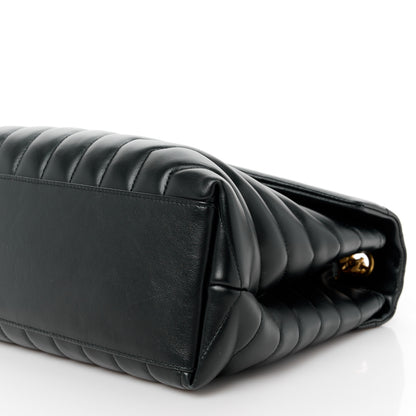 Saint Laurent Calfskin Y Quilted Monogram Medium Loulou Chain Satchel Black 11 of 11