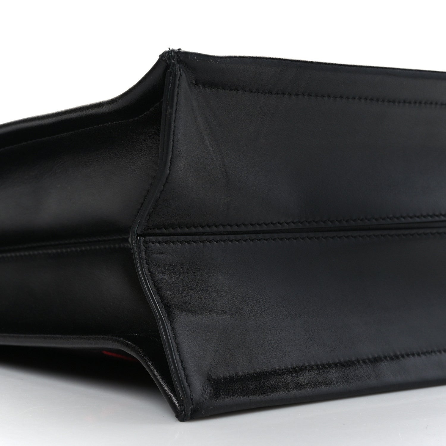 Alexander McQueen Canvas Jacquard Print Graffiti Tote Black Lust Red 7 of 8