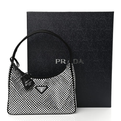 Prada Satin Crystal Mini Re-Edition 2000 Bag Cristal 11 of 11