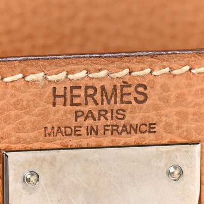 Hermes Vache Liegee Kelly Retourne 28 Naturelle 6 of 19