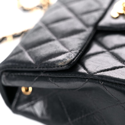 Chanel Lambskin Quilted Mini Square Flap Bag Black 23 of 28