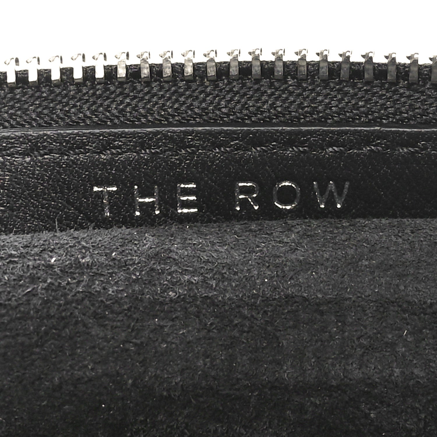 The Row Smooth Calfskin Small Slouchy Banana Bag Black 6 of 10