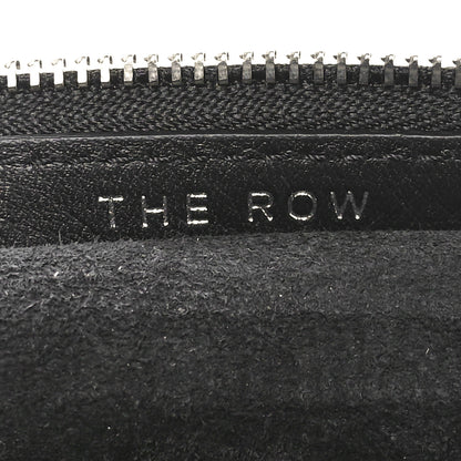 The Row Smooth Calfskin Small Slouchy Banana Bag Black 6 of 10