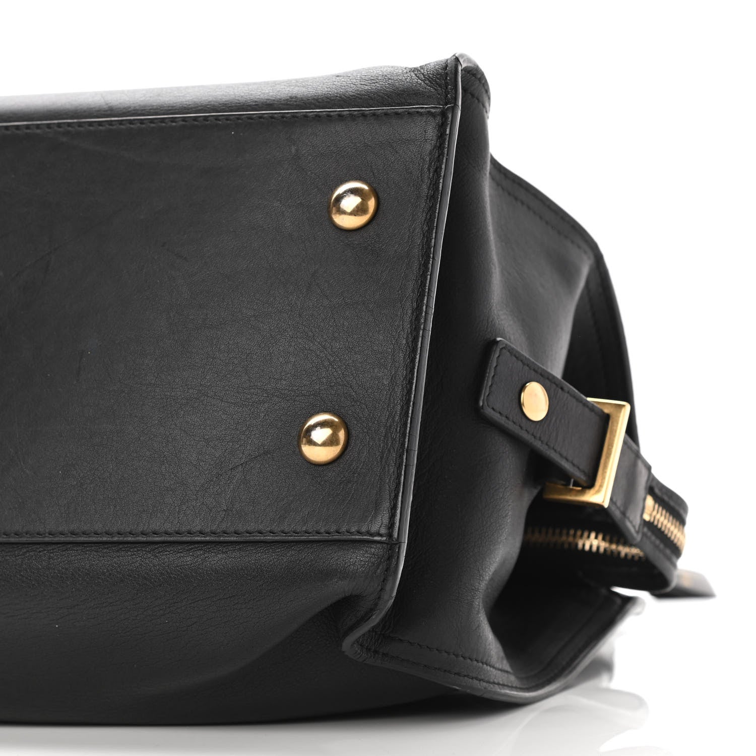 Saint Laurent Calfskin Small Classic Y Cabas Navy Blue 9 of 11
