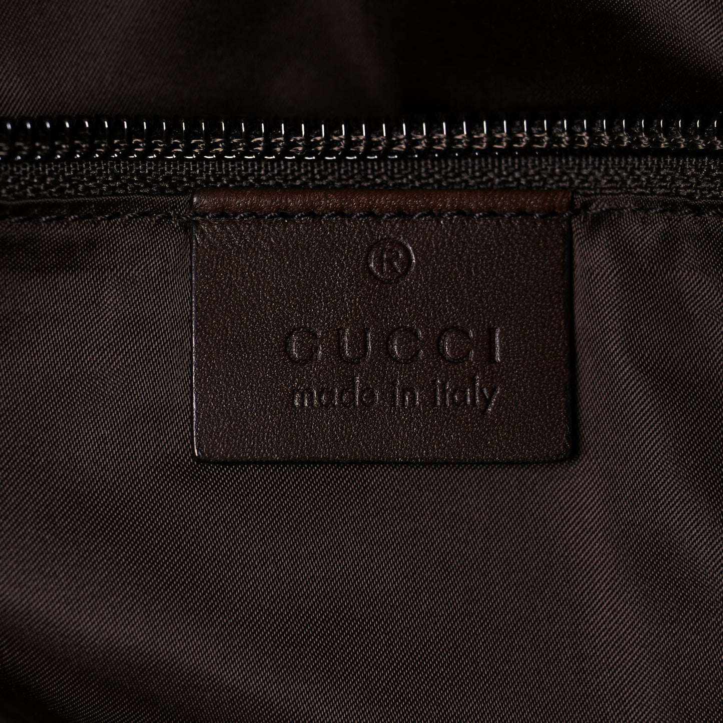 Nylon Diamante Backpack Brown