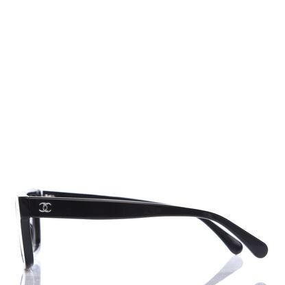 Chanel Acetate Polarized Square Sunglasses 5417 Black 3 of 9