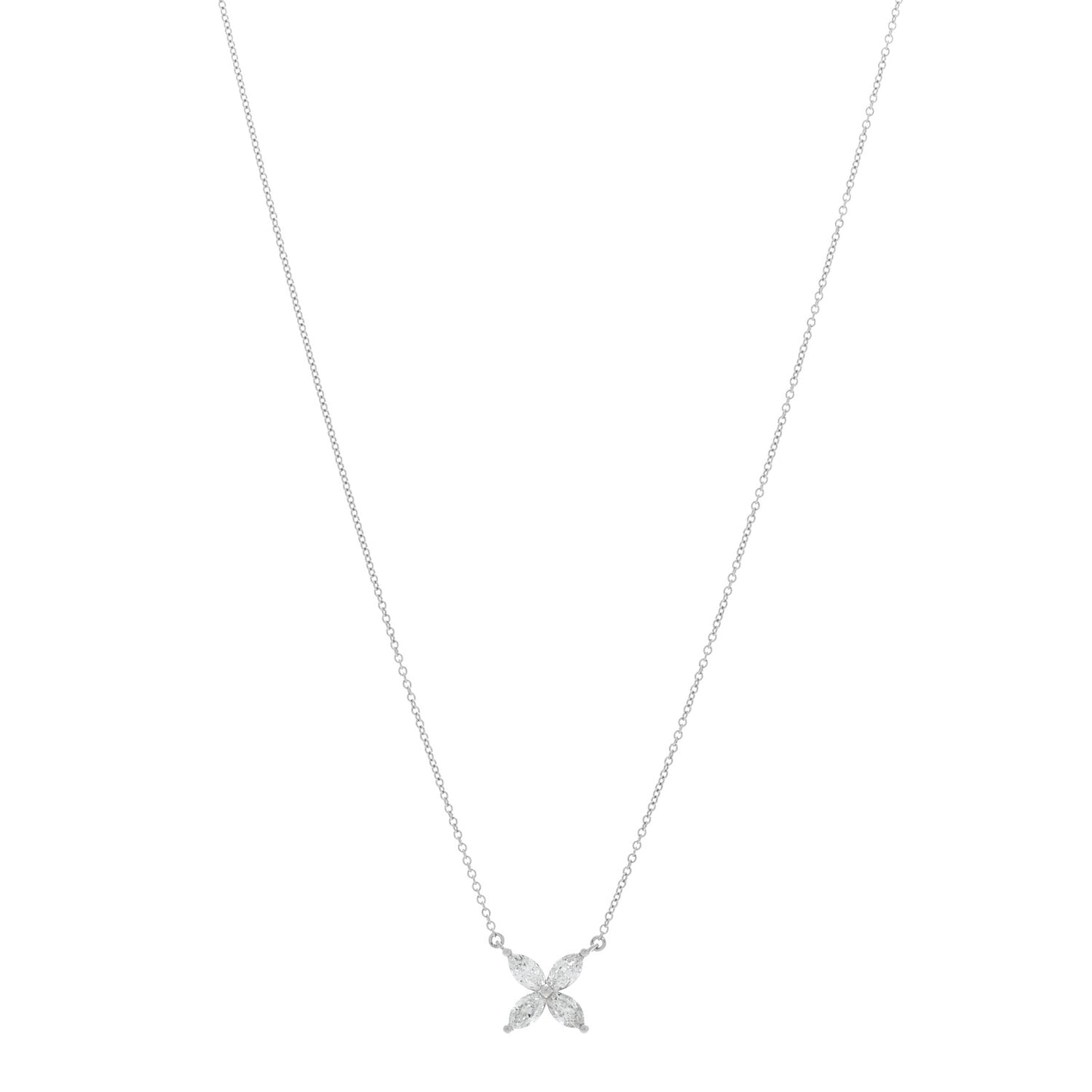Platinum Diamond Large Victoria Necklace