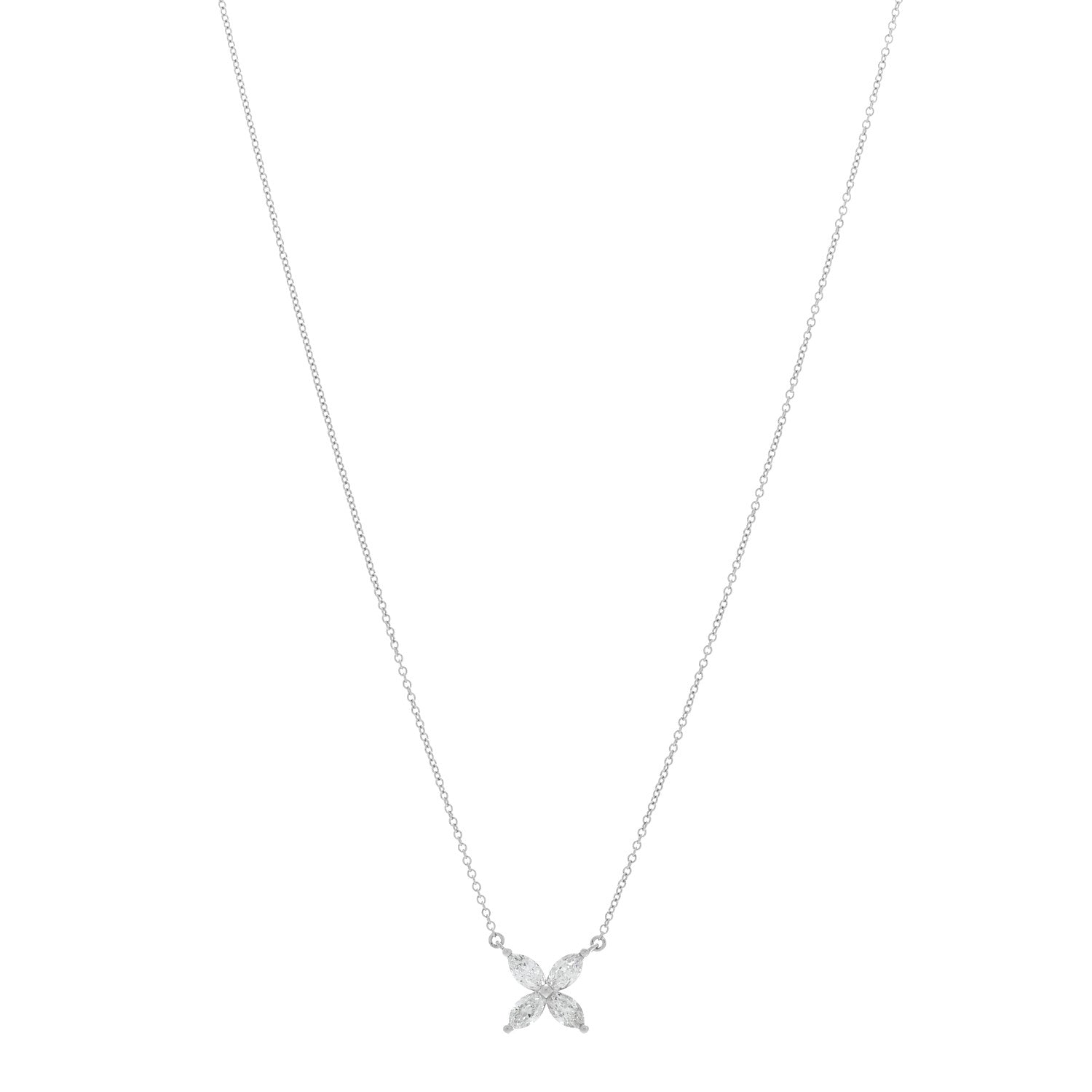Tiffany Platinum Diamond Large Victoria Necklace 1 of 5