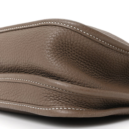 Hermes Taurillon Clemence Evelyne III PM Etoupe 10 of 10