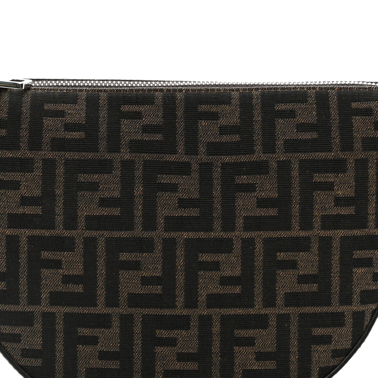 Fabric Jacquard FF Melon Bag Tobacco Black