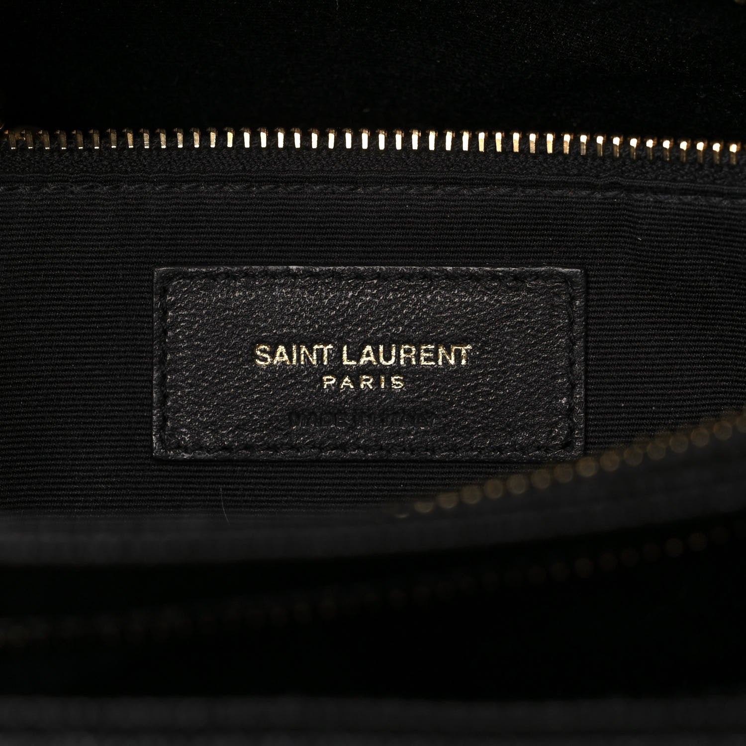 Saint Laurent Grain De Poudre Matelasse Chevron Small Tribeca Shopping Bag Black 6 of 11