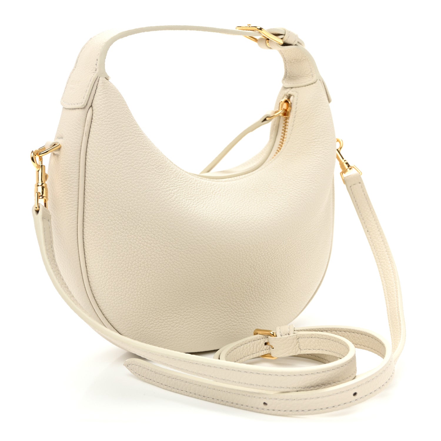 Celine Supple Grained Calfskin Teen Lulu Shoulder Bag Rice 3 of 10